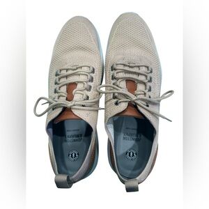 #489 Johnston & Murphy Beige and Brown Men's Sneakers